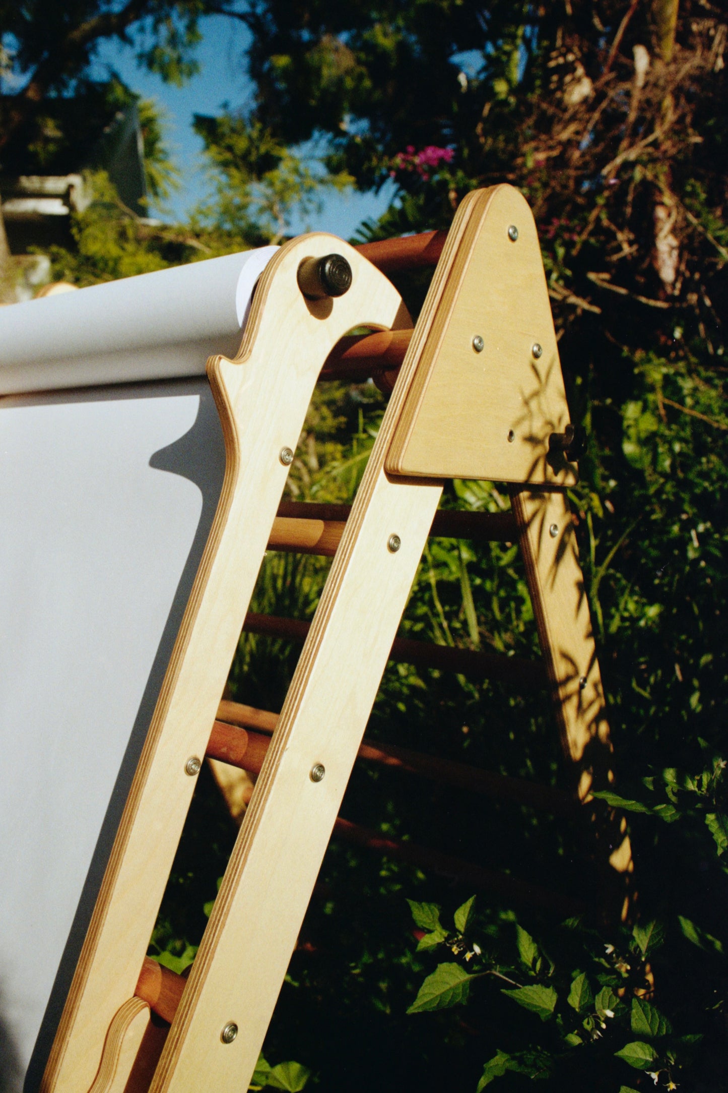 Convertible Pikler Triangle and Art Easel “Climb and Create”