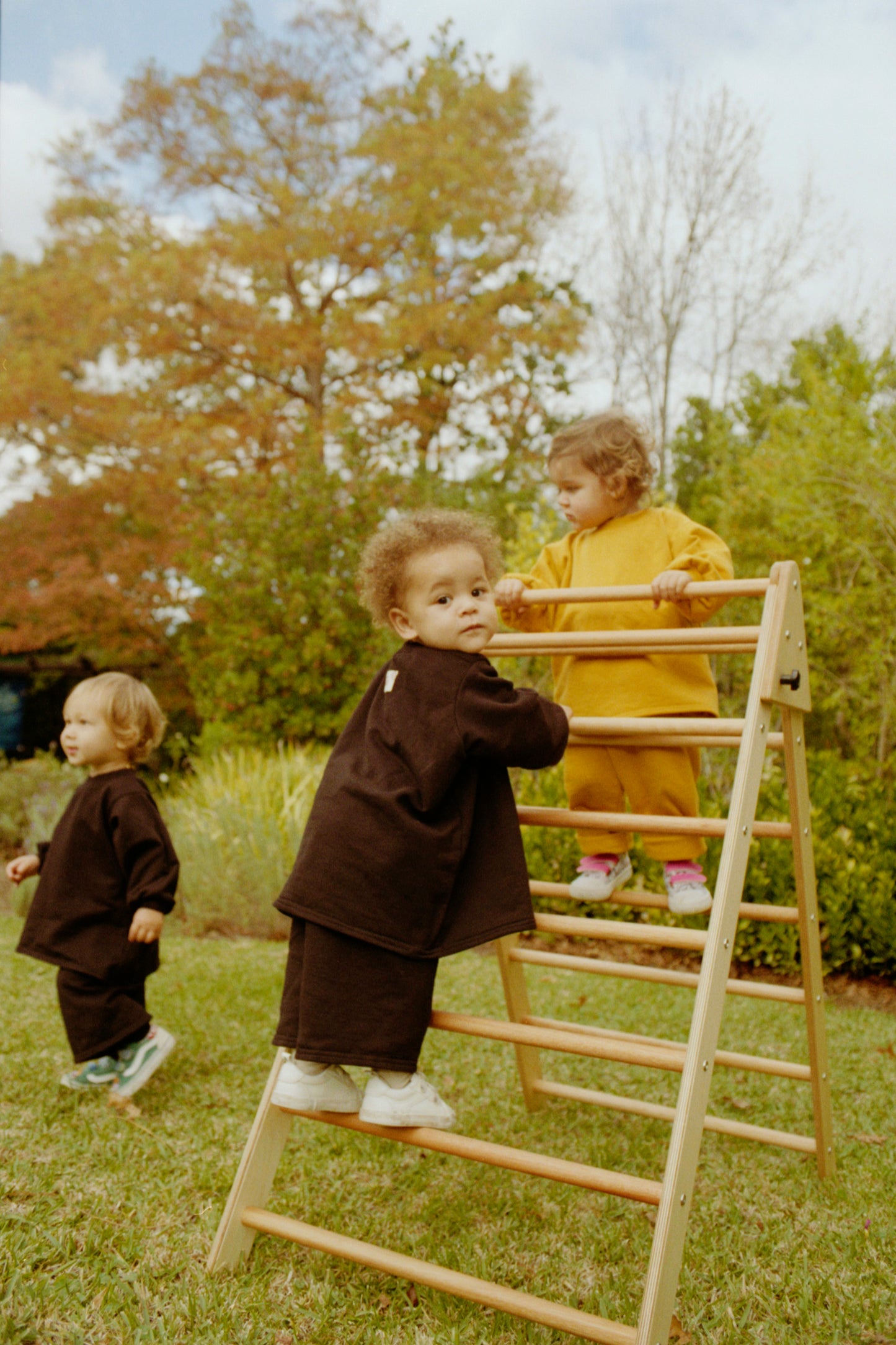 Convertible Pikler Triangle and Art Easel “Climb and Create”